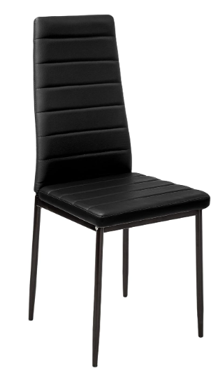 set van 6 zwarte stoelen van tectake home!