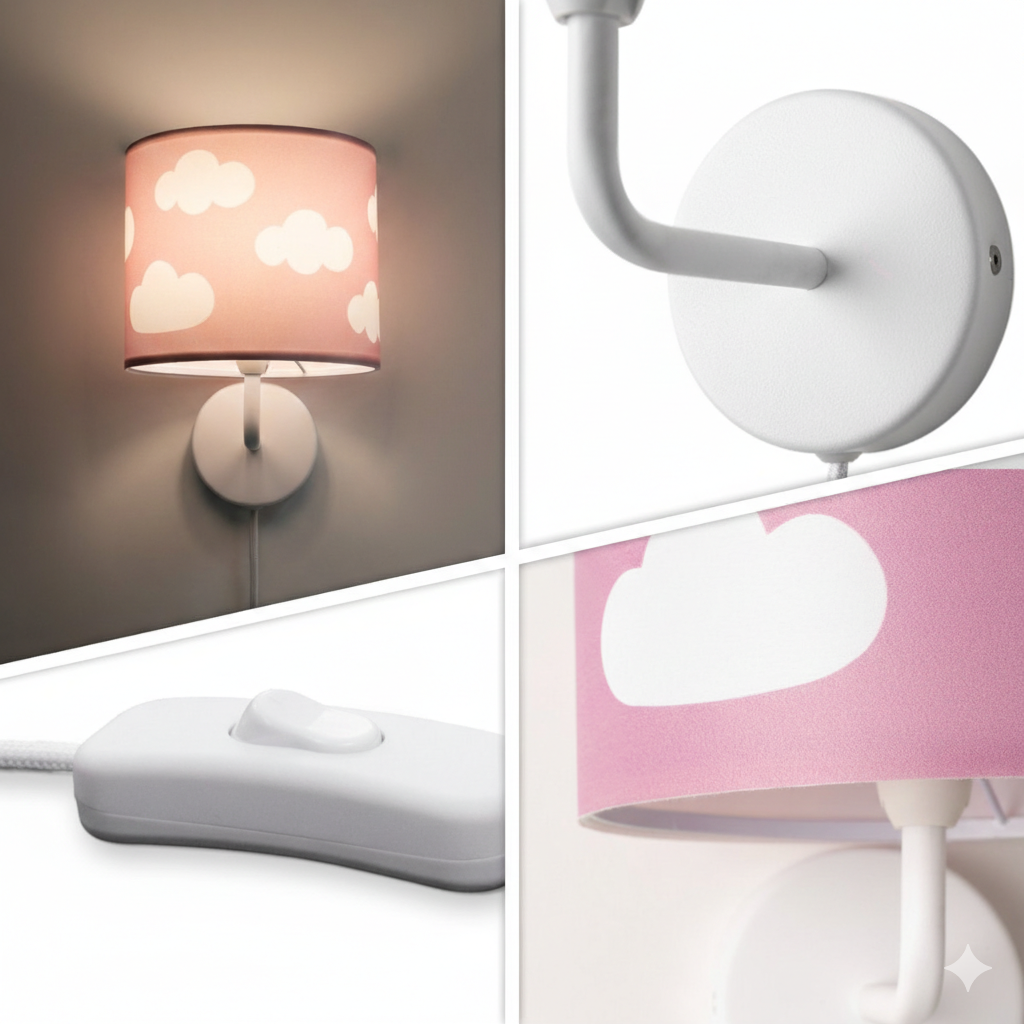 paco home luca & cos wandlamp nachtlampje