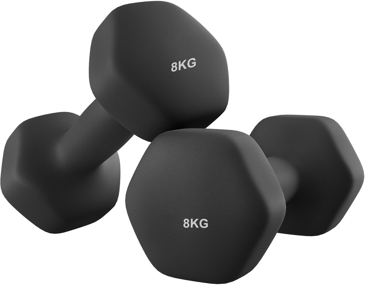 dumbells halterset 2 stuks 8kg